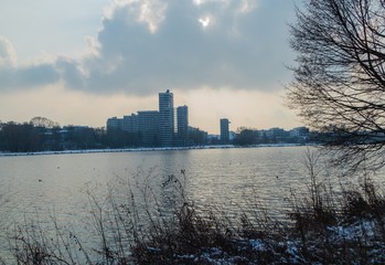 Winter am Wöhrder See Nürnberg