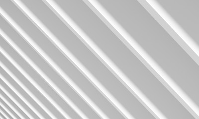 Obraz premium Abstract nobody white building tunnel space. 3d rendering - illustration.