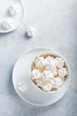 Sweet white meringue
