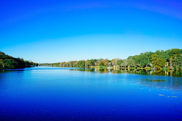 Landscape of Hillsborough river at Tampa, Florida 