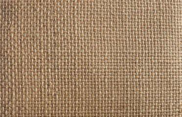 brown burlap hessian fabric background