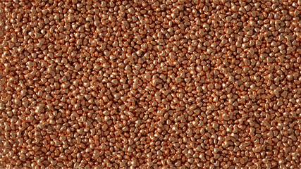 Beautiful golden background with hearts, Happy Valentine's Day! 3d illustration, 3d rendering.