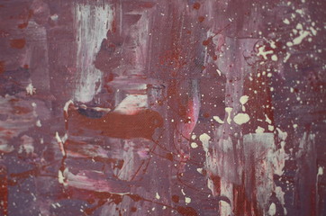 purple abstract acrylic painting