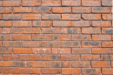 Red brick wall background
