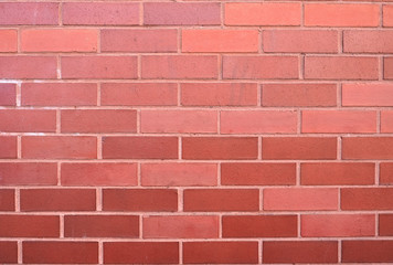 Red brick wall background