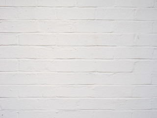 White brick wall background