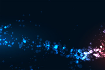 glowing abstract digital particles technology background design