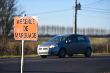 chantier route routier travaux auto voiture circulation
