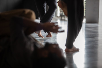 dancer hand, contact improvisation