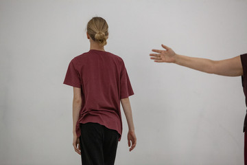 dancer hand, contact improvisation