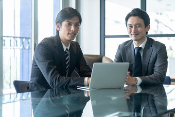 Fototapeta premium ビジネスマン 仕事