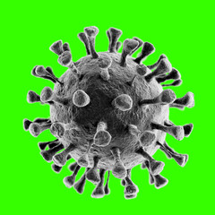 Coronavirus 2019-nCov novel coronavirus concept resposible for asian flu outbreak and coronaviruses...