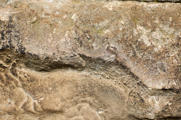 The structure of an old burnt stone. Can be used as background.