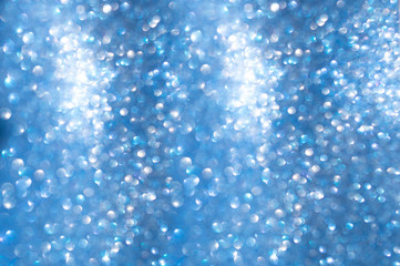 Bright Blue shiny glitter abstract texture background.