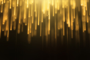 Golden particles rain. Elegant festive background. Luxury gold award backdrop.