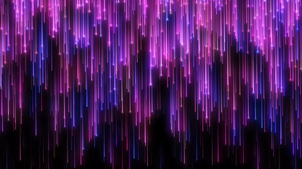 Fototapety  Particles rain. Elegant blue and purple festive background. Luxury award backdrop.