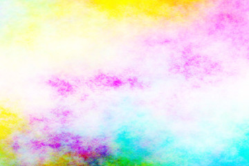 watercolor  mix colorful abstract texture background. Digital art painting. 
