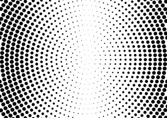 Abstract halftone dotted background. Monochrome pattern with dot and circles.  Vector modern pop art texture for posters, sites, business cards, cover postcards, interior design, labels, stickers.