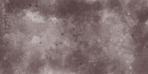 Moody, dark panoramic background. Black and white vintage backdrop for photography. Artistic banner and monochromatic painting. Texture and grunge graphic design.  Free copy space. Floating frame. 