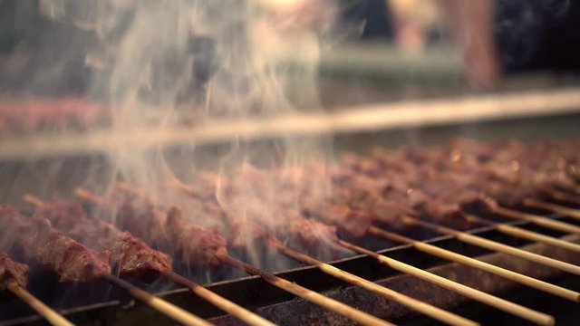 Arrosticini or skewer are a class of traditional Abruzzese cuisine from the Italian region of Abruzzo, spiedini or spiducci