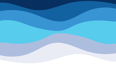 Blue wave vector abstract background