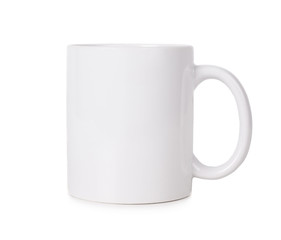 White ceramic mug
