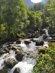 Waterfall Stone River