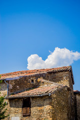 Obraz premium Village médiéval de Malleval