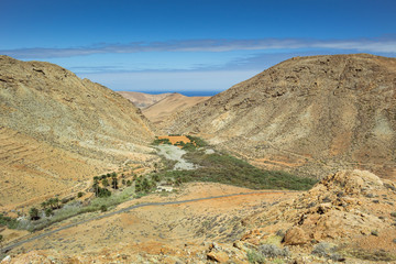 verlandeter Stausee de las Peñitas auf Fuerteventura