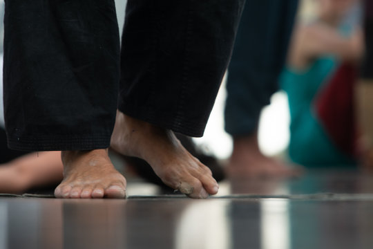 Dancer Foot, Contact Improvisation