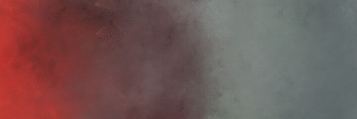 horizontal multicolor painting background graphic with dim gray, gray gray and firebrick colors and space for text or image. can be used as background or texture element