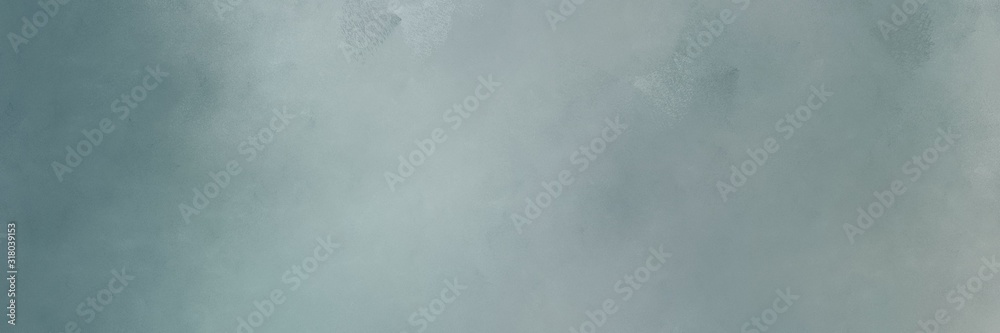 Aufkleber horizontal abstract painting background texture with light slate gray, dim gray and pastel blue colo