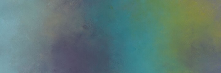 horizontal colorful grungy painting background graphic with dim gray, cadet blue and dark slate gray colors and space for text or image. can be used as background or texture element
