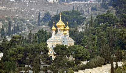 The Church of Mary Magdalene, Jerusalem, Israel