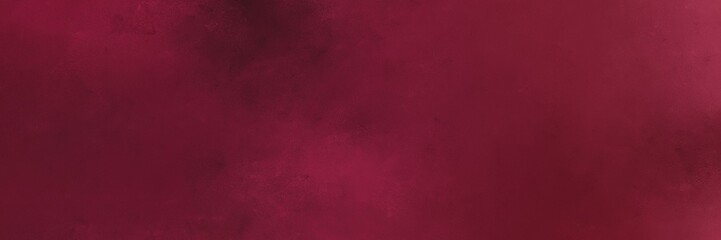 horizontal colorful grungy painting background graphic with dark pink, dark moderate pink and very dark pink colors and space for text or image. can be used as background or texture element