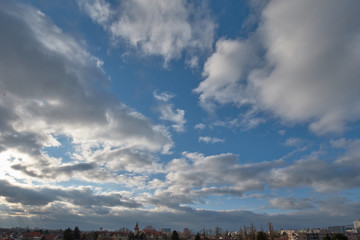 Fototapeta premium Cloudy blue sky