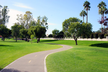Views along the Scottsdale Greenbelt, a series of