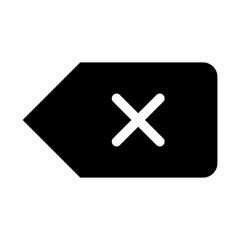 Obraz premium left arrow cross