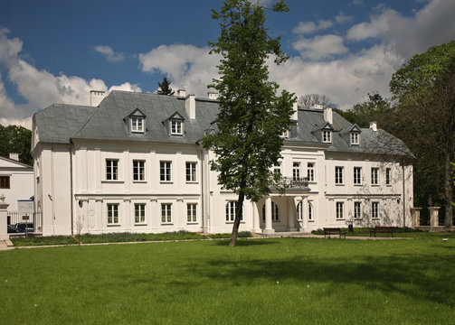 Public library at Radziwill park in Biala Podlaska. Poland