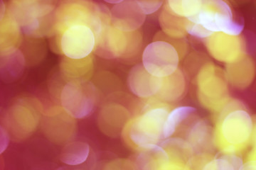Fototapeta premium Pink yellow bokeh background