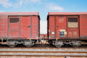Fototapeta premium freight train