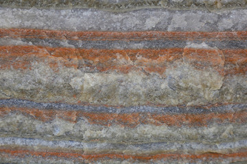 Beautiful textured surface of natural stone at the mineral exhibition