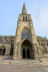 Fototapeta premium Cathédrale Saint-Tugdual, Tréguier, Côtes-d'Armor, Bretagne, France