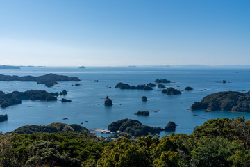 [長崎県]九十九島の風景（石岳展望台）