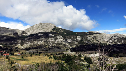 Fototapeta premium Viewing point. Lovcen National Park. Montenegro