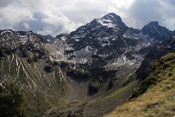 Fototapeta na wymiar Hochstein (2543 m) in Tauern Mountains, Steiemark area, Austria