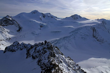 Wildspitze (3774 m), highest mountain in the Ötztal Alps in Tyrol, Austria