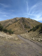 mt merbabu from savanna