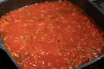fresh tomato sauce for lasagna
