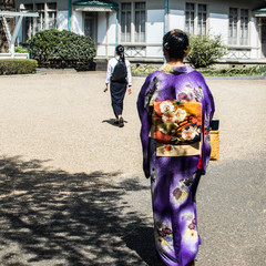 woman in kimono toyko